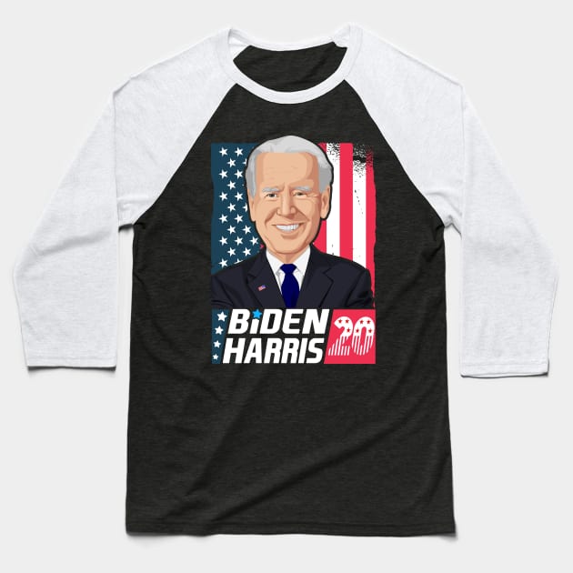 Joe Biden Kamala Harris 2020 Baseball T-Shirt by Rebrand